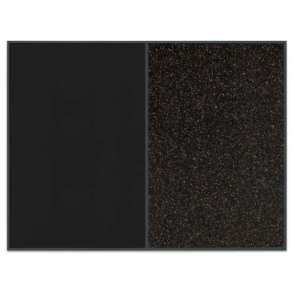 Sliding Door Indoor Enclosed Corkboard, 9